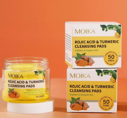 MOIKA Nettoyant Visage Bio au Curcuma et à l’Acide Kojique