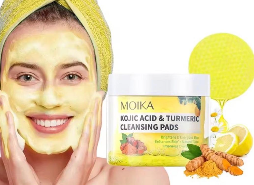 MOIKA Nettoyant Visage Bio au Curcuma et à l’Acide Kojique